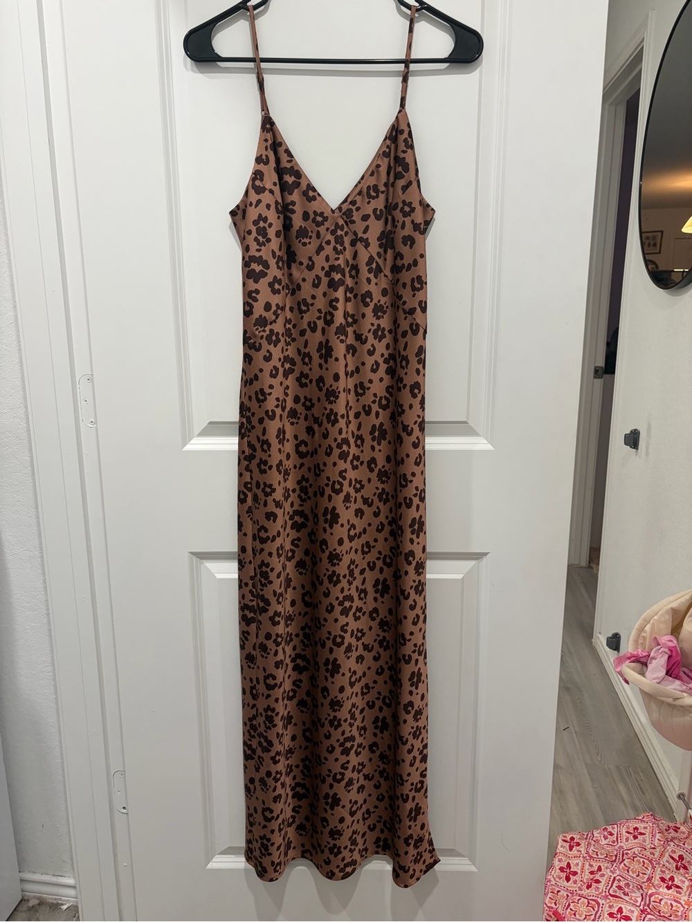 a new day Brown Leopard Slip Maxi Dress
